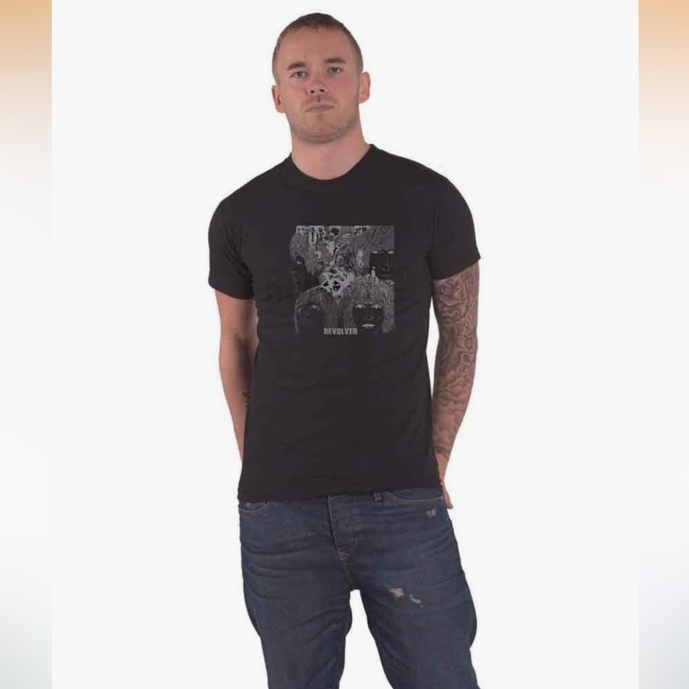 The Beatles Revolver Reverse Album Cover Tee